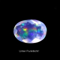 Bild 1 von 1.51 ct. Amazing faceted oval 10 x 7 mm Multi-Color Ethiopia Opal