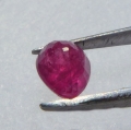 Bild 2 von 1.00 ct.  Red 6.2 x 5 mm Pear Facet  Ruby
