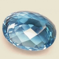 Bild 2 von 17.90 ct. VVS ! Feiner ovaler 17.4 x 13.6 mm Brasilien Sky Blue Topas