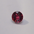 1.9 ct. Kirschroter runder roter 7 mm Rhodolith Granat