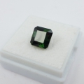 Bild 2 von 2.85 ct VS!  Bläulich grüner unbeh. 7.8 x 7.5 mm Mosambik Oktagon Turmalin