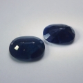 Bild 2 von 3.77 ct. Fine pair deep blue oval  9 x 7 mm Africa Sapphire