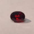 1.67 ct. Orangeroter ovaler 7.5 x 5.3 mm Spessartin Granat