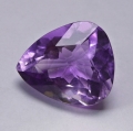 Bild 1 von 15.6 ct. Natürlicher 18.3 x 15.9 mm Rosenschliff  Amethyst  Tropfen