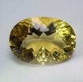 11.77 ct. VS ! Goldgelber ovaler 18 x 13 mm Brasilien Citrin