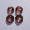 Bild 2 von 3.12 ct. 4 Stück feine 4.8 - 5.0 mm Pink ChampagneTansania Zirkone