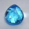 Bild 3 von 25.75 ct. Augenreiner ovaler 19 x16 mm Brasilien Sky Blue Topas