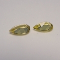 Bild 2 von 1.15 ct . BeautifullPair Yellow Pear 7.6 x 5 mm Brazil Beryll Gemstones