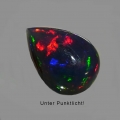 Bild 2 von 2.00 ct. Schwarzer 13.8 x 8.7 mm Äthiopien Multi Color Opal Tropfen