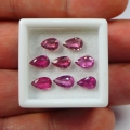 3.89 ct 8 pieces of fine Pink Mozambique Tourmaline / Rubellite