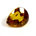 Bild 2 von 0.92ct. VVS! Toller Goldgelber 5.7 x 4.7 mm Madagaskar Saphir Tropfen