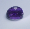 Bild 2 von 15.71 ct SI ! Prächtiger ovaler 15.6 x 13.2 mm Bolivien Amethyst. Sehr schöner Schliff!