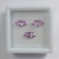 Bild 3 von 1.93 ct. 3 pcs untreated Light Pink Violet Madagascar Marquise Sapphires