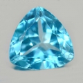 Bild 1 von 3.04 ct.  VS!  9.1 x 9 mm Brasilien Swiss Blue Topas