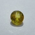 1.20 ct.  Klasse runder grünerlich gelber 6.6 mm Titanit Sphen