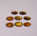 Bild 2 von 3.35 ct. 8 Stück goldgelbe ovale 6 x 4 mm Mosambik Turmaline