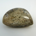 29.71 ct. Großer unbeh. 26.5 x 24 mm Brasilien Rhodonit (Dendrit) Quarz