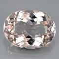 Bild 1 von 11.09 ct Exzellenter ovaler 17 x 12.5 mm Light Pink Morganit (Pink Smaragd)