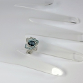 Bild 4 von Fantastic 925 Silver Ring with London Blue Topaz, SZ 7 (Ø 17.5 mm))