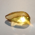 Bild 2 von 10.23 ct VVS!  Toller goldgelber 20 x 12 mm Brasilien Citrin Tropfen