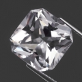 7.82 ct. VS !  Diamantweißer 12.5 mm Brasilien Oktagon Quarz