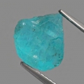 4.26 ct Unheated Paraiba Color 9.5 x 8.5 mm Brazil Apatite Crystal