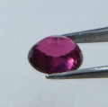 Bild 2 von 1.1 ct. Cherry red oval 6.5 x 5  mm Rhodolithe  Garnet