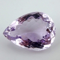 37.67 ct  VVS ! Riesiger unbeh. 27 x 19.8 mm Rose de France Amethyst Tropfen