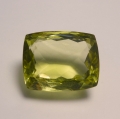 17.65 ct  vvs! Schöner großer 17.4 x14 x 9.8 mm Lemon Quarz Cushion