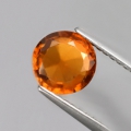 1.62 ct Round 6.7 mm Madagascar Hessonite Garnet