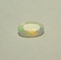 Bild 1 von 0.75 ct. Withee faceted oval 9.8 x 6 mm Multi-Color Ethiopia Opal