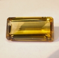 Bild 1 von 19.44ct. VVS ! Goldgelber 27 x 11.3 mm Oktagon Citrin