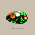 1.99 ct. Black 14.2 x 8.4 mm Ethiopian Multi Color Opal Pear