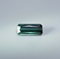 Bild 1 von 0.60 ct. Augenreiner bläulich grüner 7.5 x 3.3 mm Indigolith Turmalin