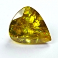 Bild 1 von 3.01 ct. Toller Goldgelber 9.7 x 8.1 mm Madagaskar Titanit Sphene Tropfen