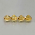 Bild 2 von 2.07 ct. 4 pieces round 5mm Brazil Gold Beryl Gemstones