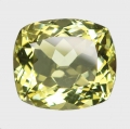 Bild 1 von 11.91 ct  vvs! Klasse 15.3  x 13.7 mm Lemon Quarz Cushion