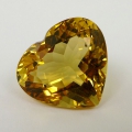 17.01 ct VS! Zauberhaftes Goldgelbes 18 x 16.8 mm Brasilien Citrin Herz