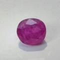 1.89 ct. Noble oval 7 x 6.3 mm Pink Red Madagaskar Ruby 