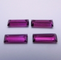 Bild 2 von 2.75 ct. VS! 4 Pieces Natural Pink Violet Tanzania Rhodolite Garnet Gems
