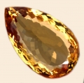 80.03 ct. VVS! Giant 36 x 22 mm Pear Facet Brazil Citrine