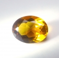 1.85 ct. VS! Schöner ovaler 9 x 7 mm orange roter Madeira Citrin