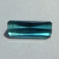 Bild 1 von 1.00 ct VS!  Blau grüner 11 x 3.7 mm Indigolith Turmalin