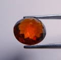 Bild 3 von 2.45 ct . Orangeroter ovaler 8.5 x 7.8 mm Spessartin Granat