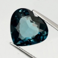 4.91 ct. Zauberhaftes 11.3 x 10 mm Brasilien London Blue Topas Herz