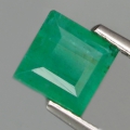 1.06 ct Natural 5.6 x 5.6 mm square Colombia Emerald