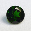 1.20 ct Runder Dunkelgrüner 6.8 mm Chrom Diopsid