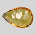 Bild 2 von 30.57 ct. Prächtiger goldgelber 26.6 x 18 mm Brasilien Citrin Tropfen