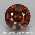 1.92 ct. Sehr schöner runder Imperial- Champagne Tansania Zirkon