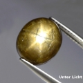 Bild 1 von 7.97 ct Ovaler 11 x 9.1 mm Black- Star Sternsaphir